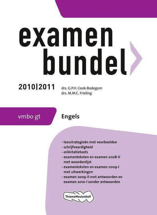 Boek Examenbundel Engels / vmbo - GT 2010/2011