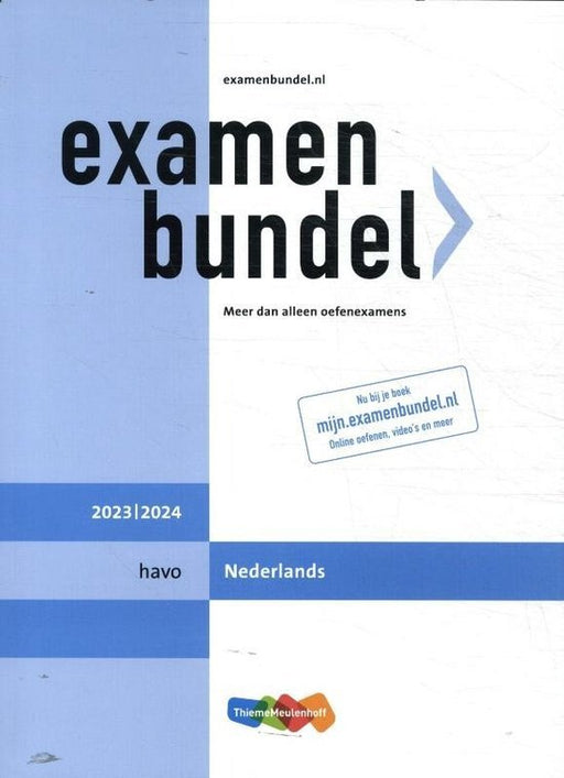 Boek Examenbundel havo Nederlands 2023/2024