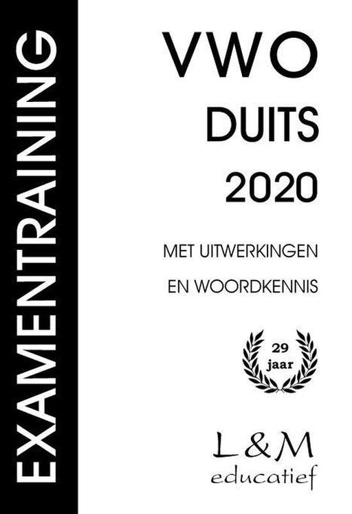 Boek Examentraining Vwo Duits 2020