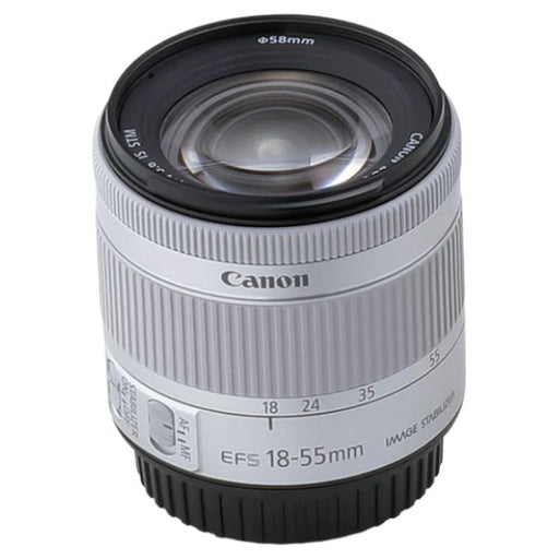 Canon EF - S 18 - 55mm f/4 - 5.6 IS STM - Zilver