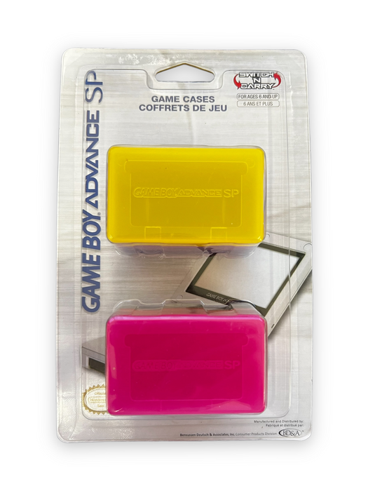 Game Cases 6 Stuks voor Game Boy Advance (Nieuw)
