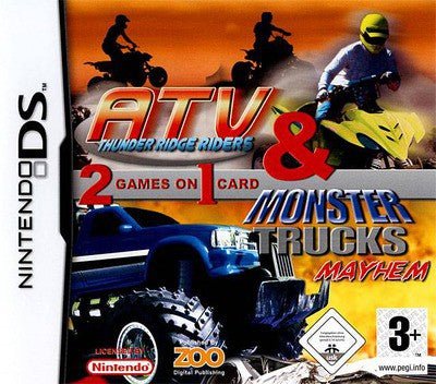 DS 2 in 1: Monster Trucks Mayhem & ATV - Thunder Ridge Riders