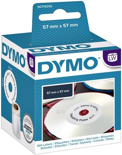 Dymo 14681 Labelwriter CD/DVD labels 160 Stuks (Nieuw)