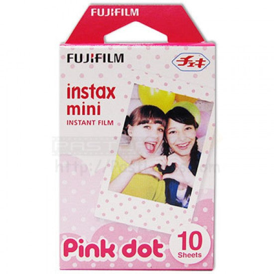 Instax Mini Film - Pink Dot - 10 Stuks (Expired)