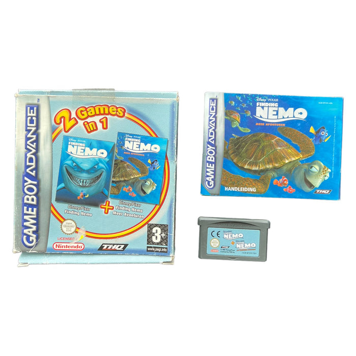 Game Boy 2 Games in 1: Finding Nemo & Finding Nemo: The Continuing Adventures (In doos)