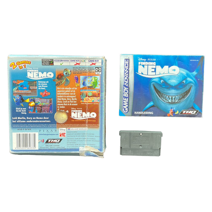 Game Boy 2 Games in 1: Finding Nemo & Finding Nemo: The Continuing Adventures (In doos)