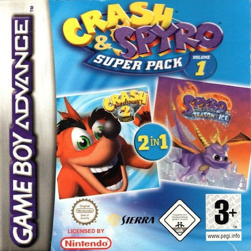 Game Boy Crash & Spyro Super Pack Volume 1 (In doos)