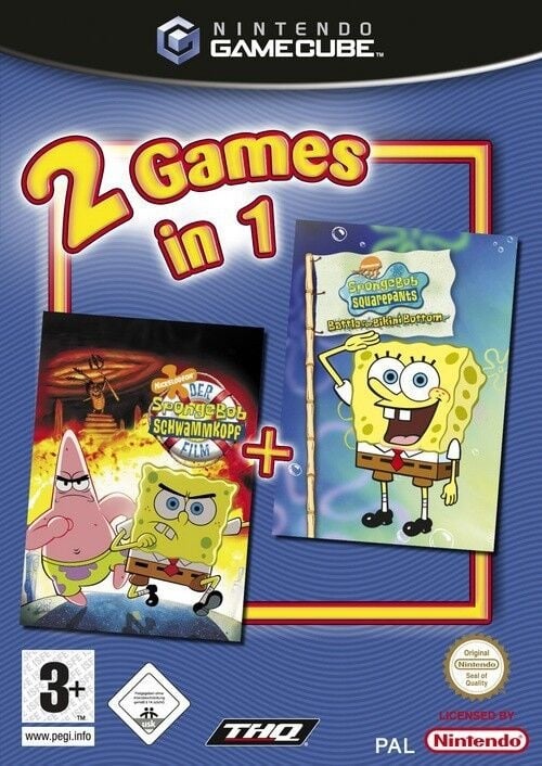 Gamecube 2 Games in 1: SpongeBob SquarePants: SuperSponge / SpongeBob SquarePants: Battle for Bikini Bottom