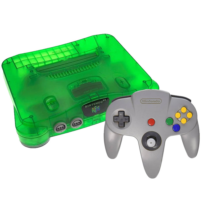 N64 Console - Jungle Green / Groen + Grijze Controller