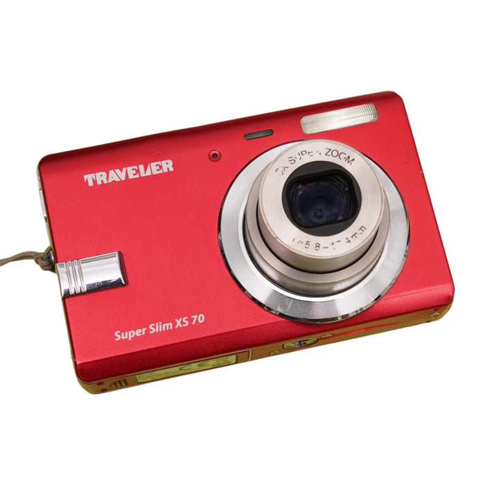 Super Slim XS 10 Digitale Compact Camera voor Kinderen - Rood (In doos)