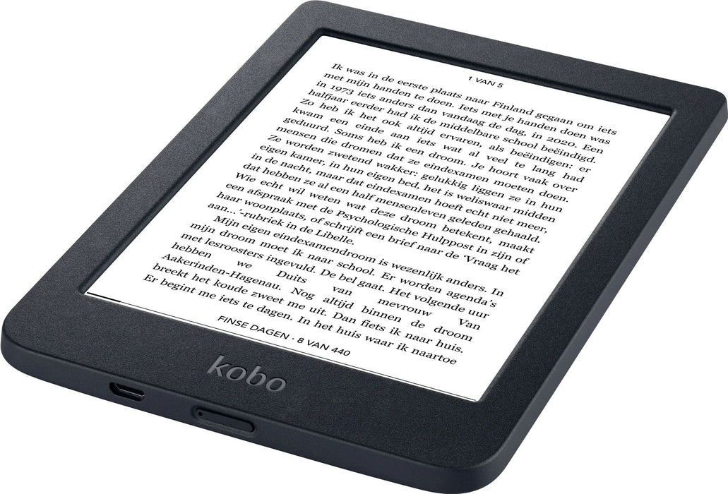 Nia eReader 6" Inch - 8GB - Zwart