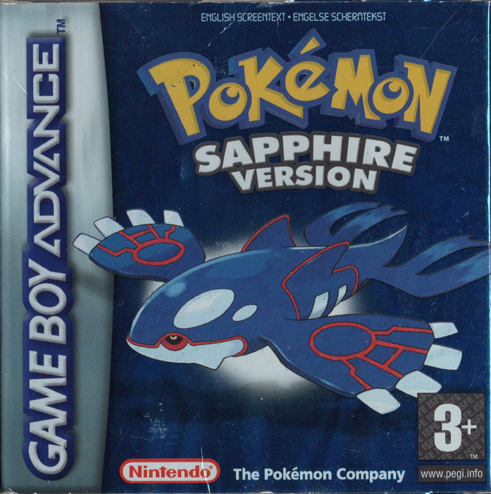 Pokemon Sapphire Version (In doos)