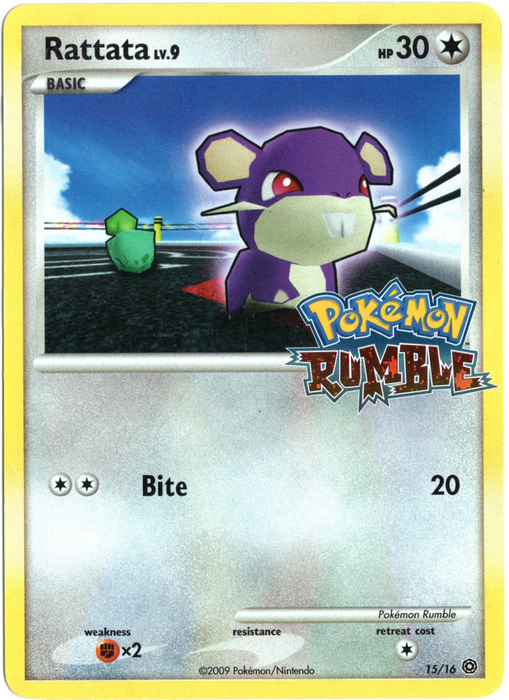 Rattata - 15/16 - Losse Kaart - Played