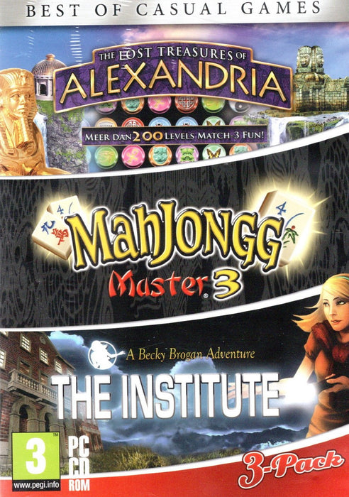 The Lost Treasures of Alexandria + Mahjongg Master 3 + The Instritute (Geseald)