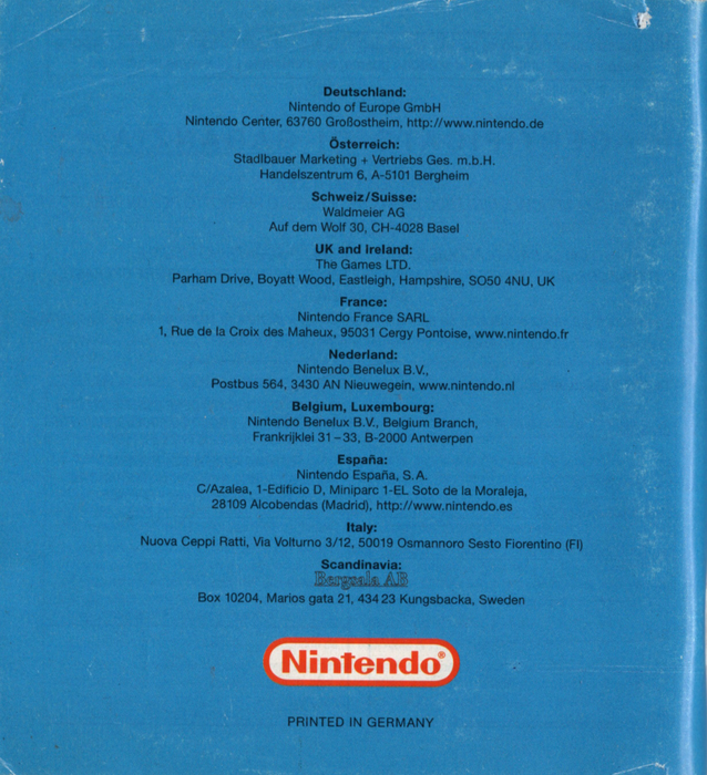 Wario Land 3 - Manual/Handleiding