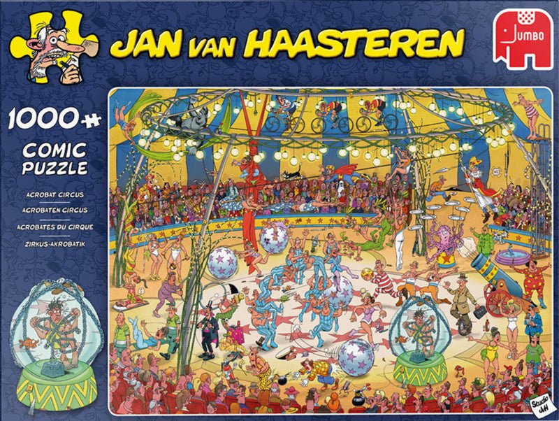 Jan van Haasteren Acrobat Circus - 1000 Stukjes - Puzzel (Compleet)