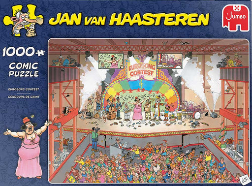 Jan van Haasteren Eurosong Contest - 1000 Stukjes - Puzzel (Compleet)