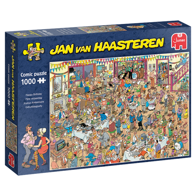 Happy Birthday - 1000 Stukjes - Puzzel (Compleet)