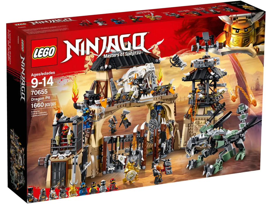Ninjago Drakenpit - 70655 (Nieuw in beschadigde doos)