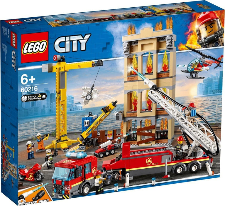 LEGO City Brandweerkazerne in de Stad - 60216 (Nieuw)