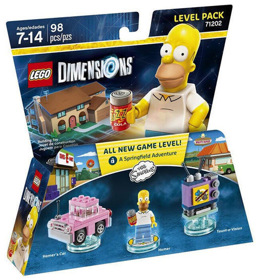 LEGO Dimensions 71202 Level Pack (Homer Simpson + Homer's Car + Taunt - o - Vision) (Nieuw)