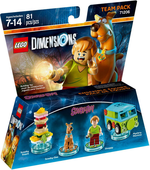 LEGO Dimensions 71206 Team Pack (Shaggy + Mystery Machine, Scooby - Doo + Scooby Snack) (Nieuw)