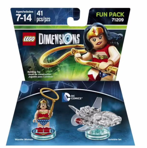 LEGO Dimensions 71209 Fun Pack (Wonder Woman + Invisible Jet) (Nieuw)