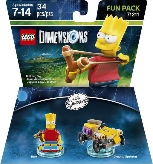 LEGO Dimensions 71211 Fun Pack (Bart Simpson + Gravity Sprinter) (Nieuw)