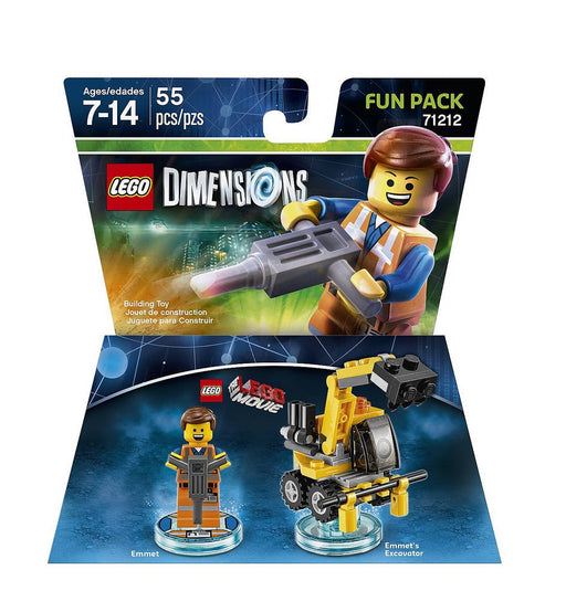 LEGO Dimensions 71212 Fun Pack (Emmet + Emmet's Excavator) (Nieuw)