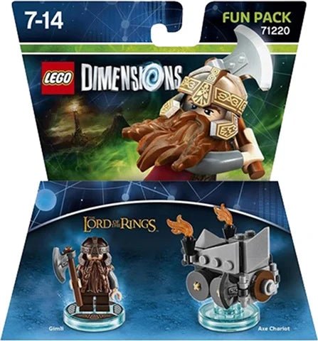 LEGO Dimensions 71220 Fun Pack (Gimli + Axe Chariot) (Nieuw)