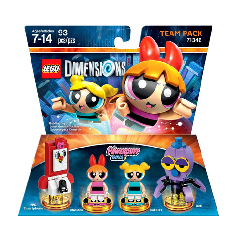 LEGO Dimensions 71346 Team Pack (Blossom + PPG Smartphone, Bubbles + Octi) (Nieuw)