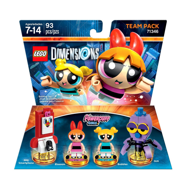 LEGO Dimensions 71346 Team Pack (Blossom + PPG Smartphone, Bubbles + Octi) (Nieuw)