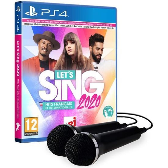 Let's Sing 2020: Franse Hits Incl. 2 Microfoons (Nieuw)