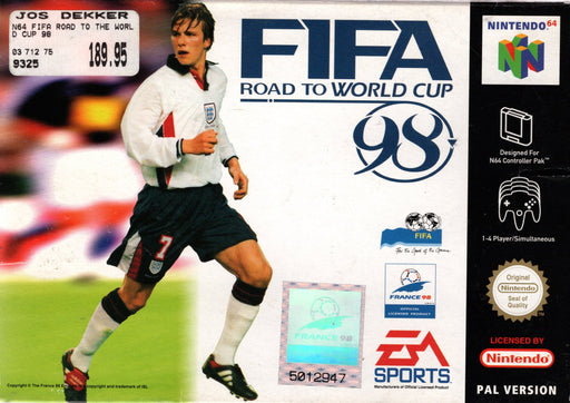 N64 FIFA Road To World Cup 98 (In doos)