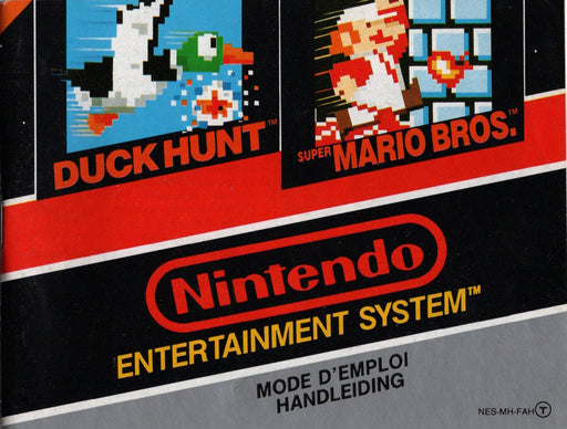 NES Duck Hunt + Super Mario Bros - Manual/Handleiding