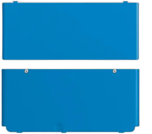 New 3DS Cover Plates - Licht Blauw