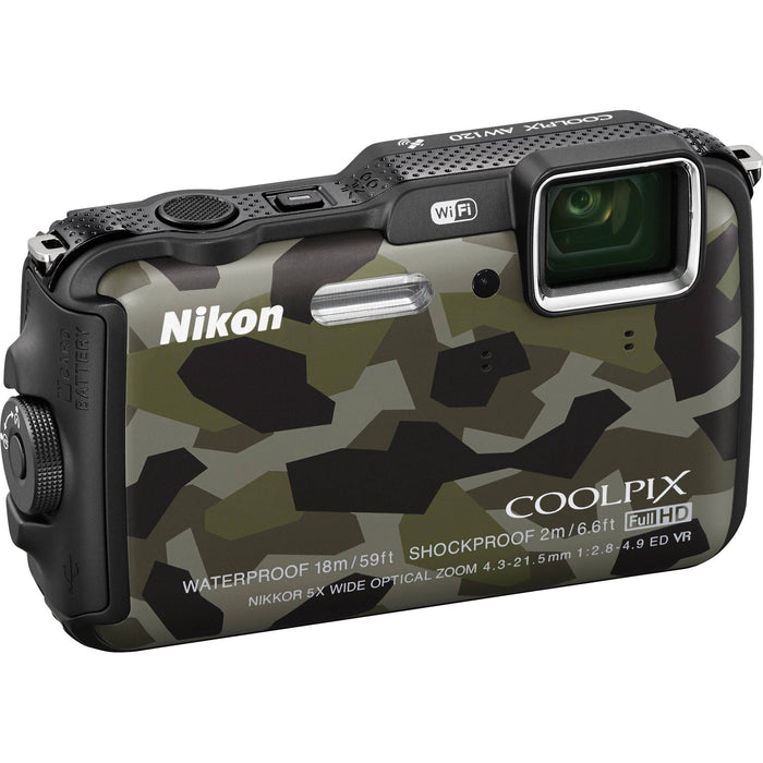 Coolpix AW120 Waterdichte Digitale Compact Camera - Camouflage (In doos)