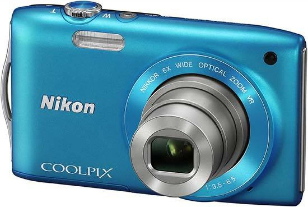 Coolpix S3300 Digitale Compact Camera - Blauw