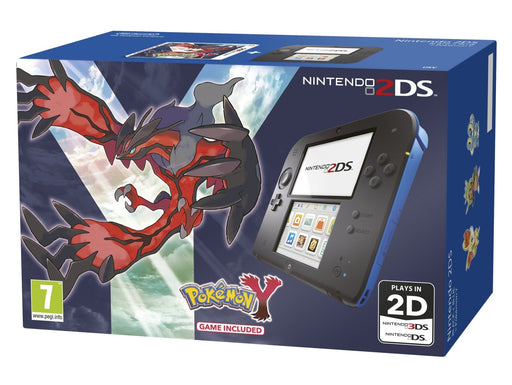 Nintendo 2DS Console - Blauw/Zwart + Pokemon Y (In doos)