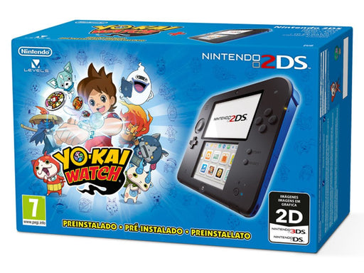 Nintendo 2DS Console - Blauw/Zwart + Yo - Kai Watch (In doos)