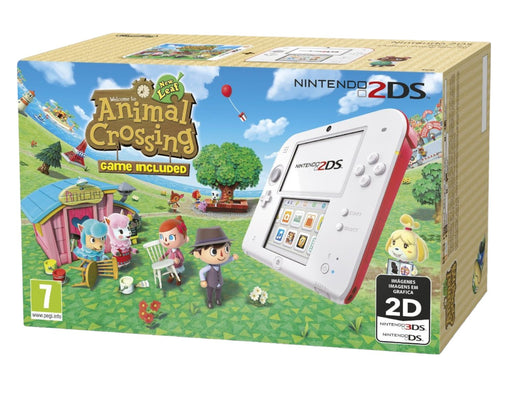 Nintendo 2DS Console - Rood/Wit + Animal Crossing: New Leaf Bundel (Nieuw in doos)