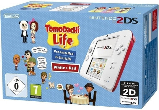 Nintendo 2DS Console - Rood/Wit + Tomodachi Life (In doos)