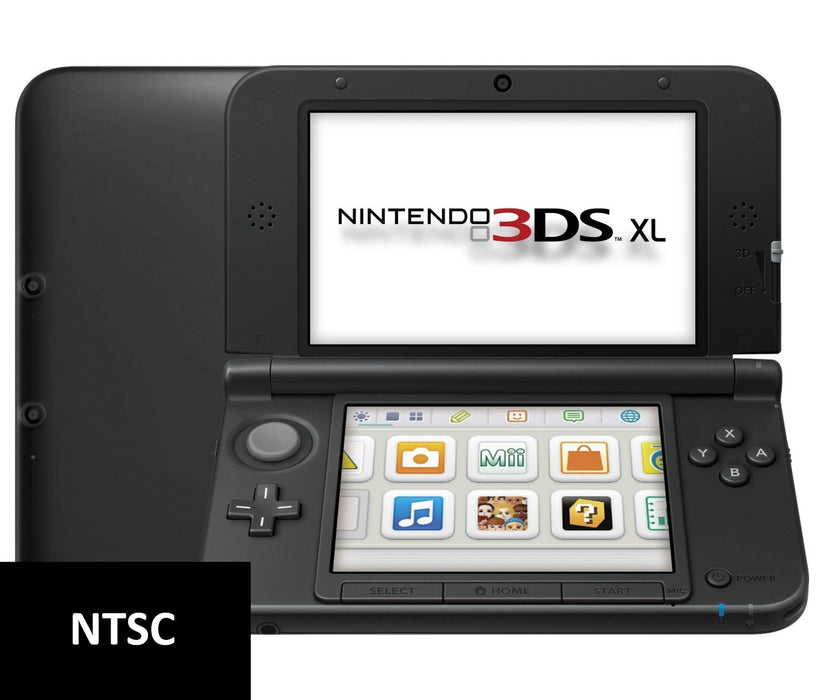 3DS XL Console - Zwart (NTSC) Speelt alleen Amerikaanse games!