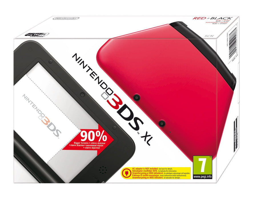 Nintendo 3DS XL Console - Zwart/Rood (In doos)