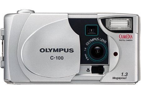 Olympus C - 100 Digitale Compact Camera - Zilver