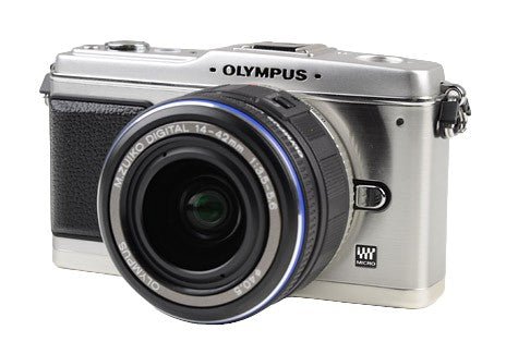 Olympus E - P1 Systeemcamera + 14 - 42 Lens - Zilver