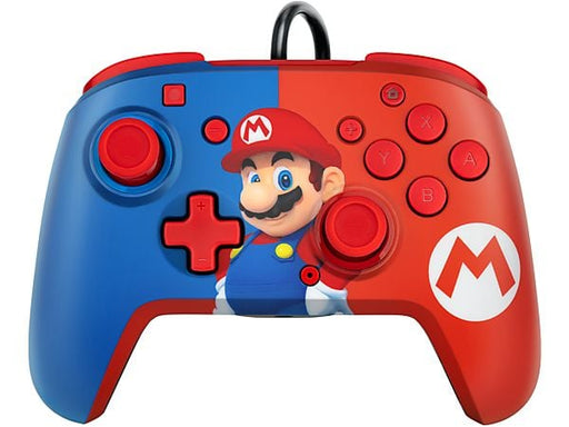 PDP Faceoff Deluxe+ Audio Wired Controller voor Nintendo Switch - Mario