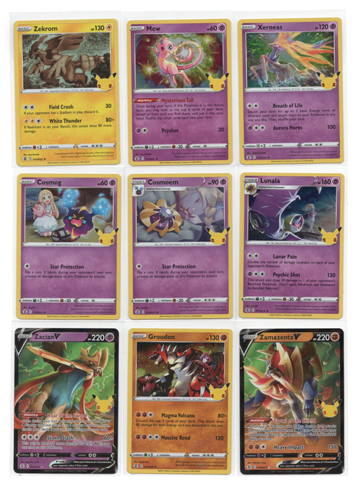 Pokemon Celebrations Mint Complete Set: 50/50 + 14 Promos (Incl. 4 - Pocket Binder)