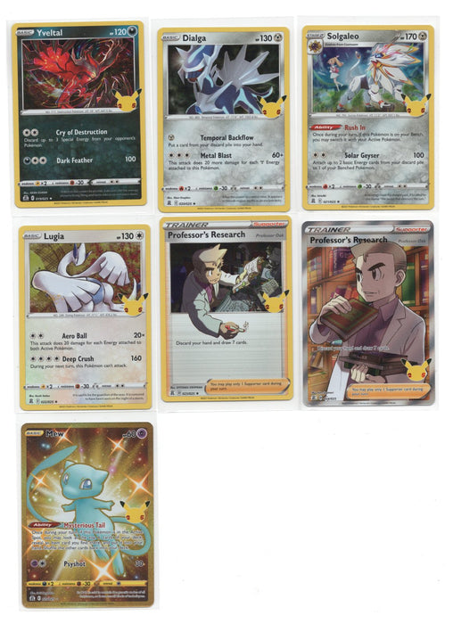 Pokemon Celebrations Mint Complete Set: 50/50 + 14 Promos (Incl. 4 - Pocket Binder)