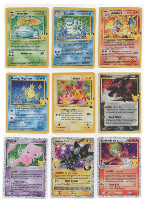 Pokemon Celebrations Mint Complete Set: 50/50 + 14 Promos (Incl. 4 - Pocket Binder)